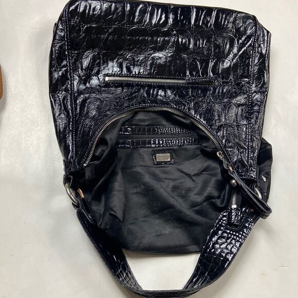 Vintage Guess Est 1981 Black Shoulder Women Bag - Picture 4 of 16